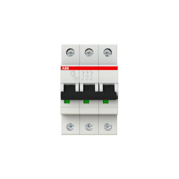 Автоматичен прекъсвач ABB S203-C10 – 3 P, 10 A, 6 kA