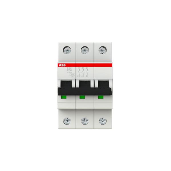 Автоматичен прекъсвач ABB S203-C50 – 3 P, 50 A, 6 kA
