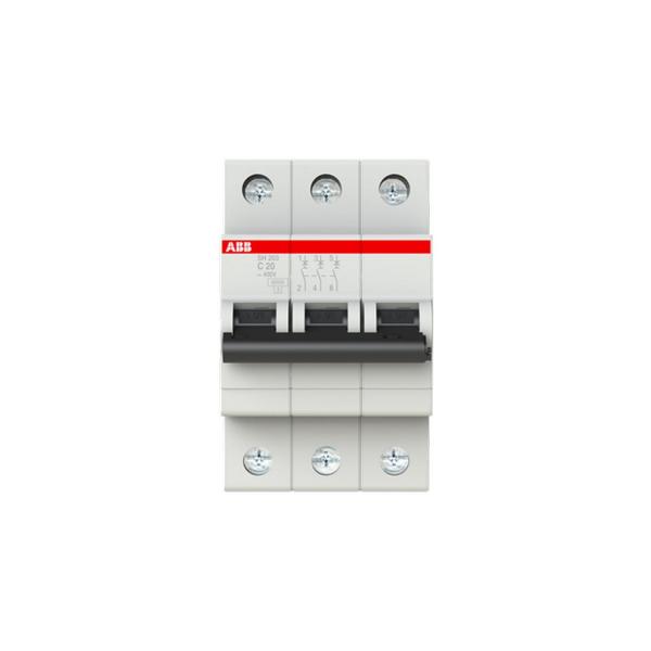 Автоматичен прекъсвач ABB SH203-C20 – 3 P, 20 A, 6 kA