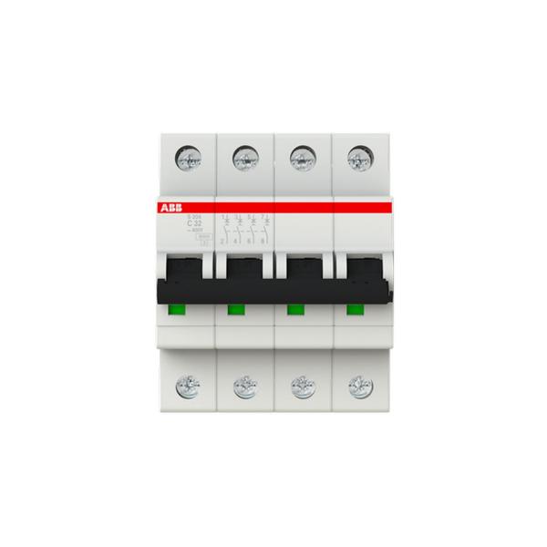 Автоматичен прекъсвач ABB S204-C32 – 4 P, 32 A, 6 kA