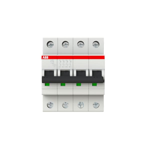 Автоматичен прекъсвач ABB S204-C16 – 4 P, 16 A, 6 kA