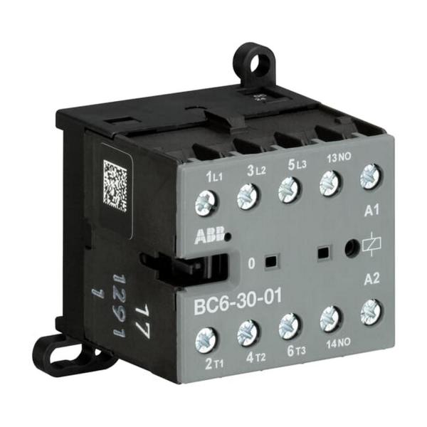 Контактор ABB BC6-30-01 24 V DC, GJL1213001R0011 - 3 P, 1NC, 20 A, 24 V DC
