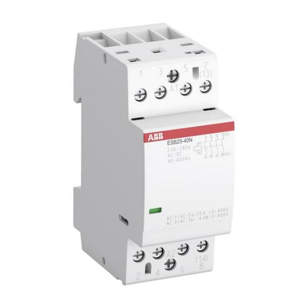 Инсталационен контактор ABB ESB25-22N-01/24 – 25 A, 24 V AC/DC