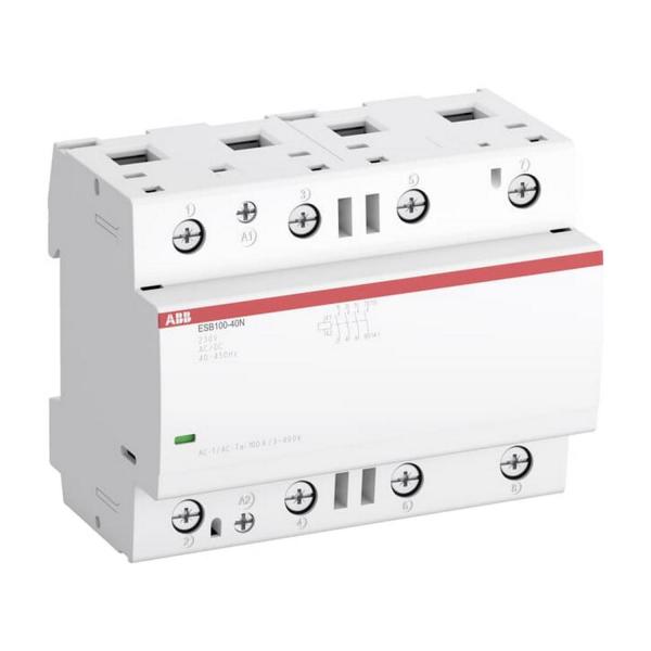 Инсталационен контактор ABB ESB100-40N-06 – 100 A, 230 V AC/DC