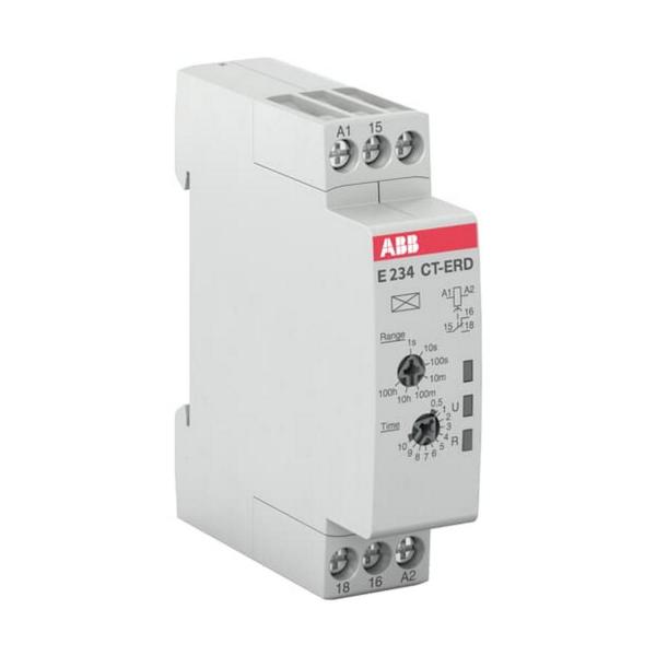 Реле за време ABB CT-ERD.12 – ON-delay, 24–240 V AC/DC