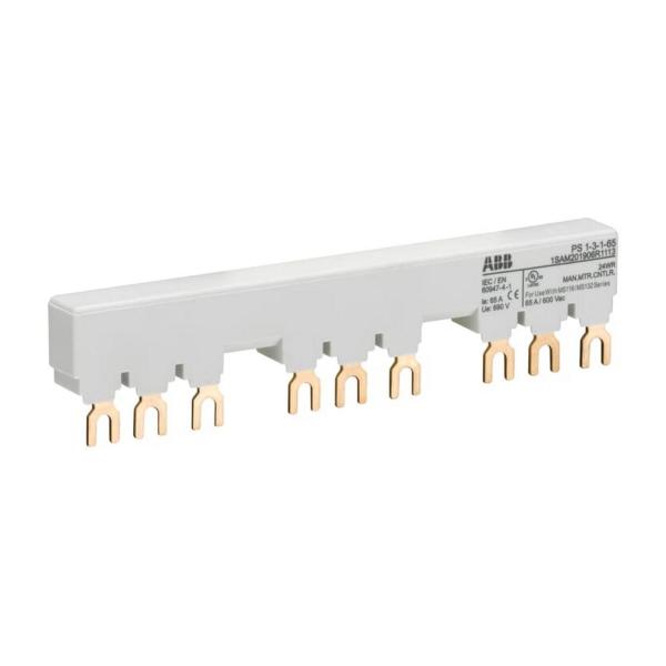 Гребен ABB PS1-3-1-65, 1SAM201906R1113 за 3 броя +1 комплект