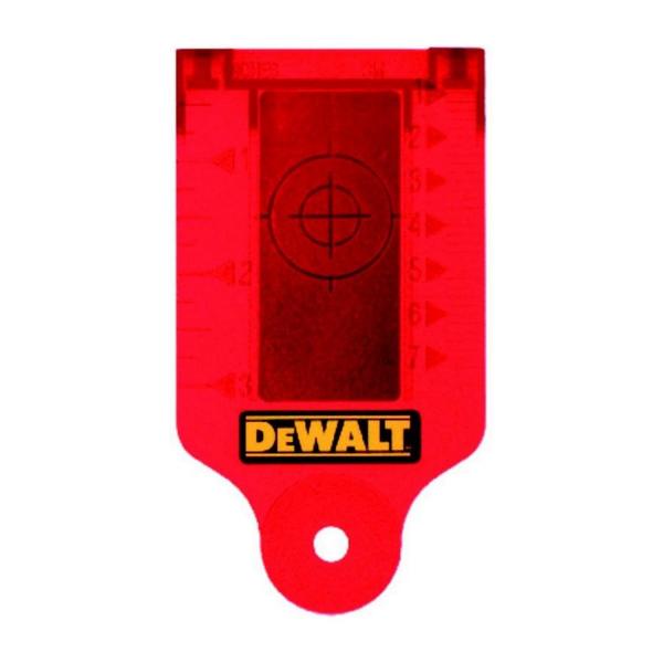 Лазерна мишена DeWALT DE0730 - червена