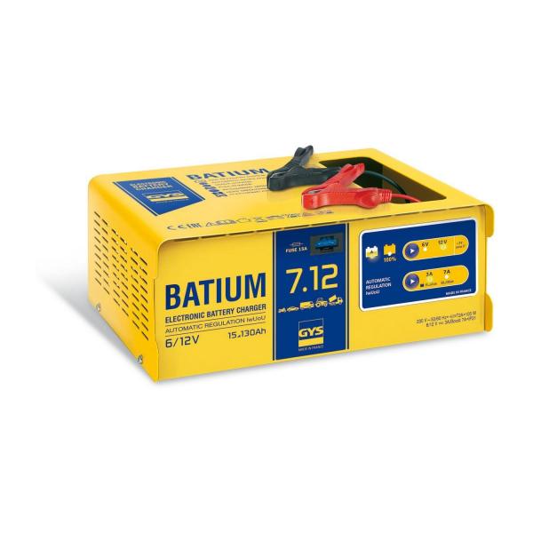 Автоматично зарядно GYS Batium 7-12 – 6/12 V, 60–130 Ah