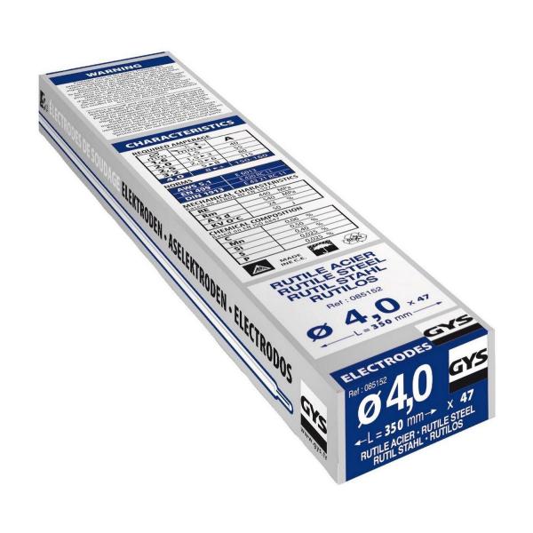 Рутилови универсални електроди Gys 085152 - 4.0 mm, 47 броя
