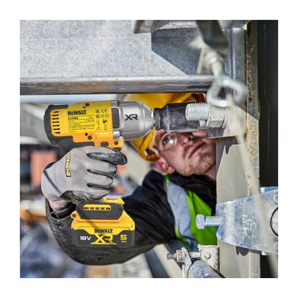 Акумулаторен ударен гайковерт DeWALT DCF900P2T - 1/2 inch, 18 V, 5 Ah, 1355-1898 Nm