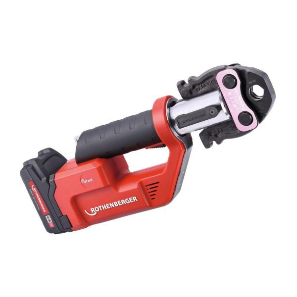 Пресова машина с пресови челюсти Rothenberger Romax Compact TT - 1/4-1 1/8 inch, 19 kN
