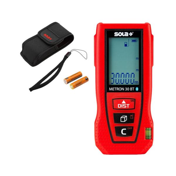Лазерна ролетка Sola Metron 30 BT – 30 м, ±2 мм