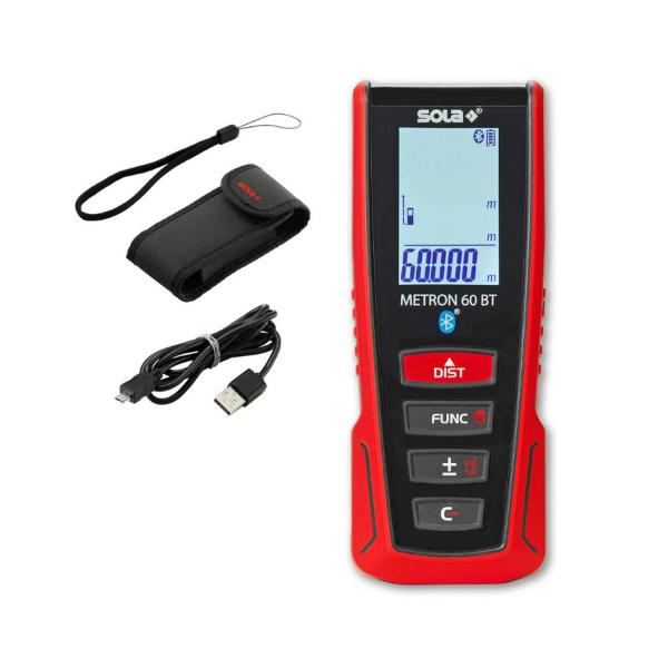 Лазерна ролетка Sola Metron 60 BT – 60 м, ±1,5 мм