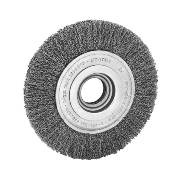 Дискова стоманена четка за шмиргел SIT 4202, 200х38х23 mm