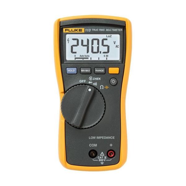 Цифров мултиметър Fluke 113 – True RMS, 600 V, VCHEK LoZ