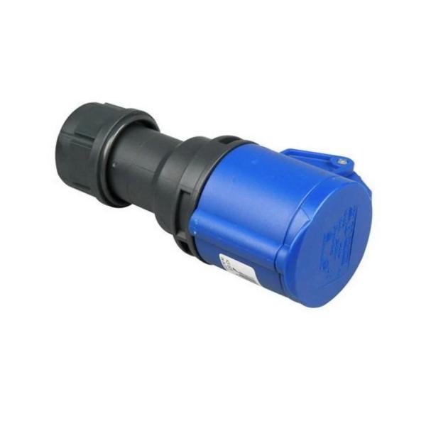 Индустриален монофазен син евро контакт ABL K31S20, CEE, 16A, 230V, 3P, IP44