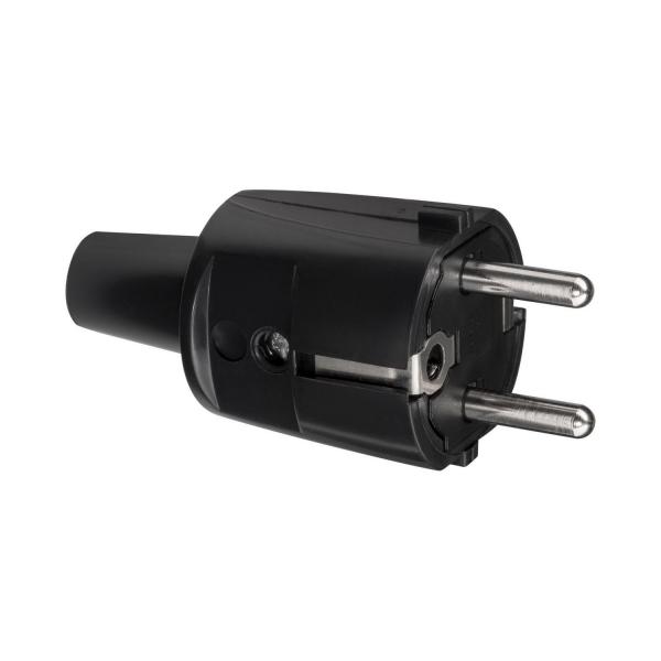 Черен щепсел ABL PVC Mini - 3G1.5, 16A, 220V, 3P