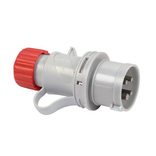 Трифазен червен евро щепсел FANTON ARGO 70125 - CEE, 32A, 400V, 5P, IP44