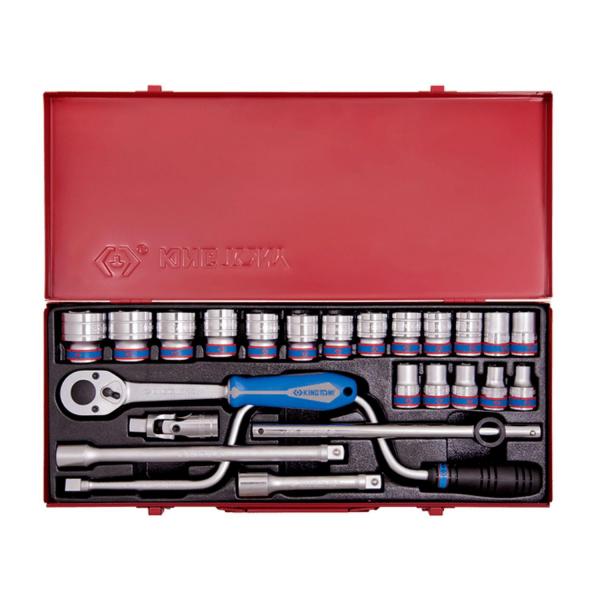 Комплект гедоре King Tony 4325MR - 1/2 inch, 24 броя