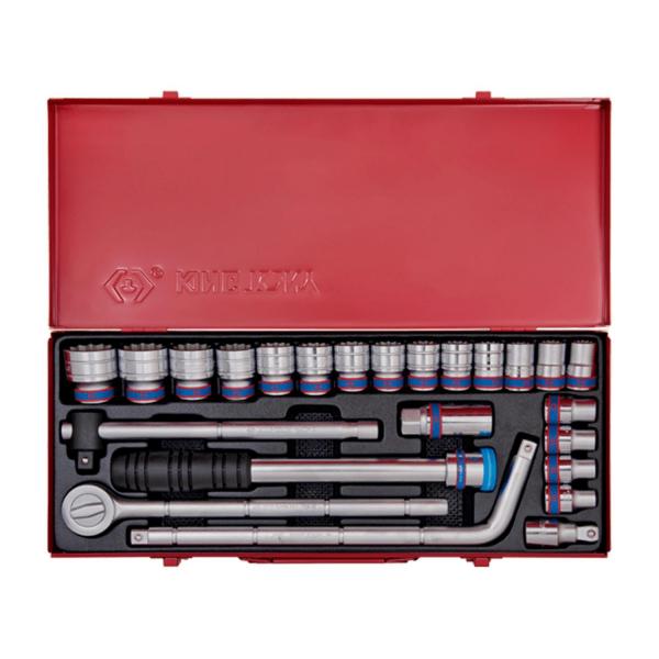 Комплект гедоре King Tony 4524MR - 1/2 inch, 24 броя