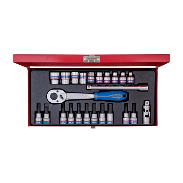 Комплект гедоре King Tony 3024MR - 3/8 inch, 24 броя