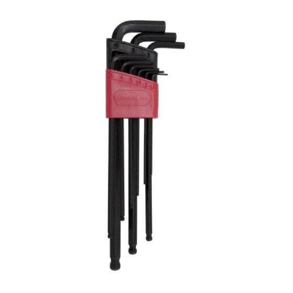 Комплект удължени Г-образни шестограми Gedore R36675009 - 1.5-10 mm, 9 бр.