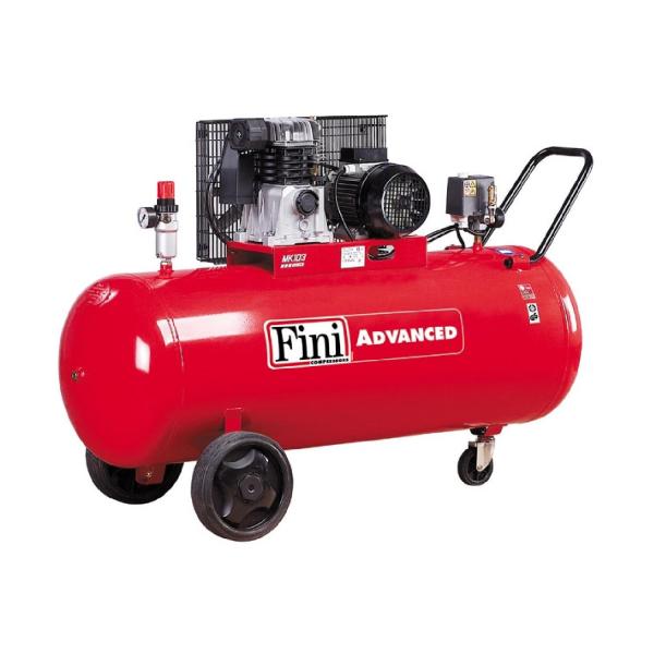 Трифазен бутален компресор Fini MK103-150-3, BNHC541FNM510 - 2200 W, 150 l, 10 bar