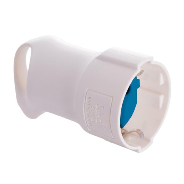 Бял контакт Solera 5019A - 3x2.5, 16A, 250V, 2P+E
