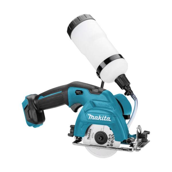 Акумулаторен ръчен циркуляр Makita CC301DZ – 12V, ф85 mm, 1600 rpm, диамантен диск