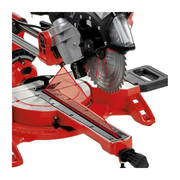 Настолен циркуляр Einhell TC-SM 2534/1 Dual – 2100 W, ф250 mm, лазер и функция за издърпване
