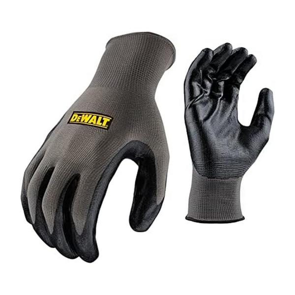 Гъвкави работни ръкавици с висока издръжливост DeWALT SMOOTH NITRILE GRIPPER, DPG66L - L