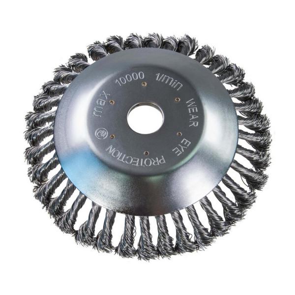 Плетена конусна телена четка за коса Raider Garden Tools - 200mm x 25.4 mm