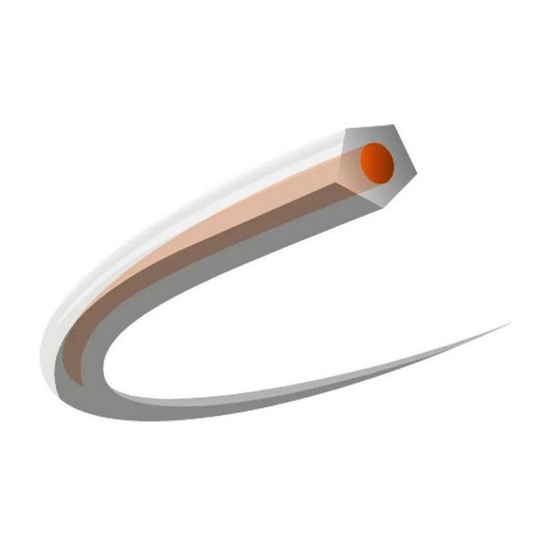 Петоъгълна корда за моторна коса Husqvarna Core Cut - 2.4 mm, 90 m