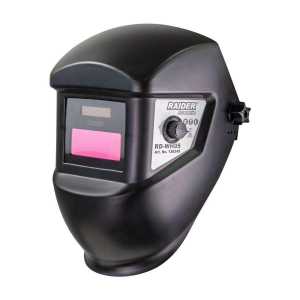 Заваръчен фотосоларен шлем Raider Power Tools RD-WH05, 138345 - DIN 9-13 Gr 90x35