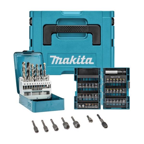Комплект свредла, битове и вложки Makita B-53908 – 62 части