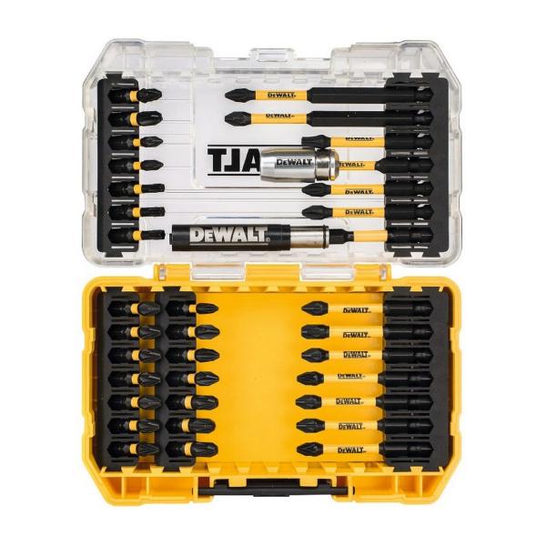 Комплект накрайници с магнитен държач DeWALT Extreme FlexTorq, DT70731T - 37 броя