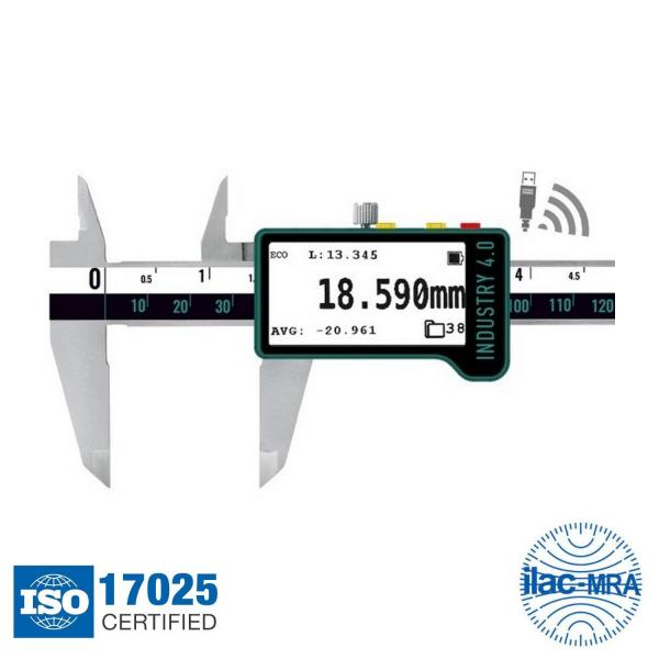 Дигитален шублер Microtech DataMet E-ink – 150 мм, 0,005 мм