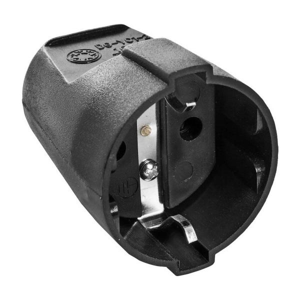 Черен контакт as-Schwabe 45012 – 16 A, 230 V, 3G1,5 мм², IP20
