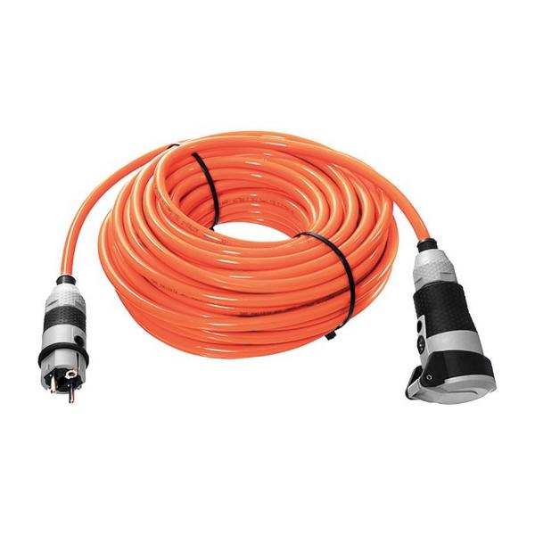 Оранжев полиуретанов удължител за ток as-Schwabe 62262 – 10 м, 3G2,5 мм²