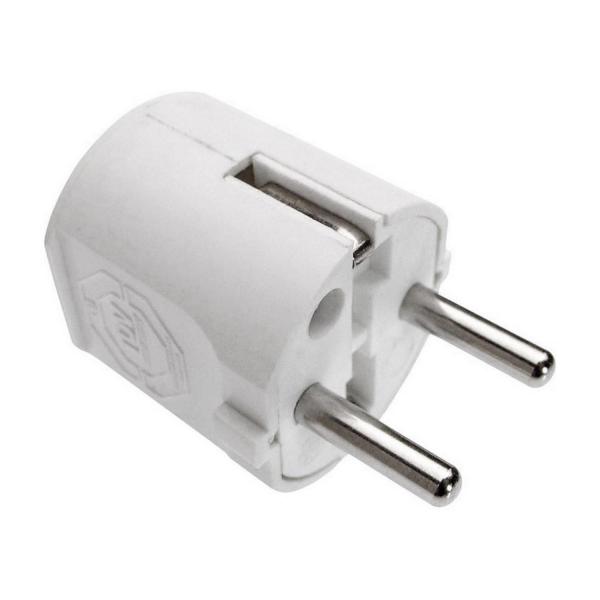 Бял прав щепсел as - Schwabe 45031 – 16 A, 230 V