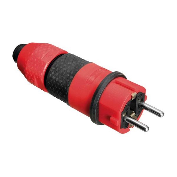Червен удароустойчив щепсел as - Schwabe 62233 – 16 A, IP54