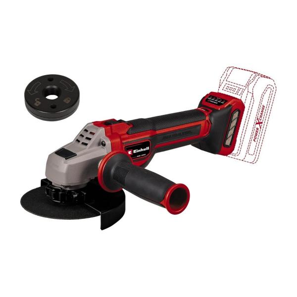Акумулаторен ъглошлайф Einhell TP-AG 18/125 CE Q Li Solo – 18V, 125 мм, 3000-10500 об/мин