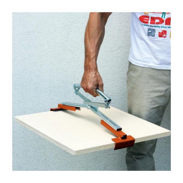 Повдигач на плоскости с хоризонтално захващане Edma Stone Tile Lifter 269055 - 25 kg, 280-665 mm
