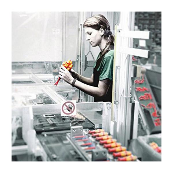 Комплект елекктрически отвертки Wera Kraftform Plus 100, 05135961001 - 1000 V VDE, SB/PH/PZ, 7 броя