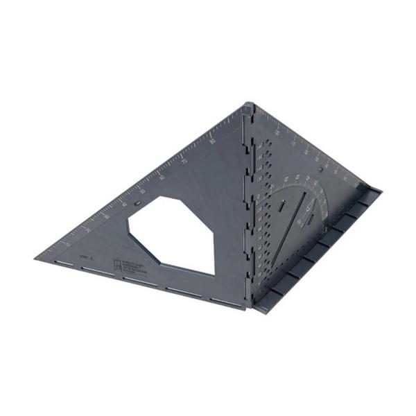 Измервателен триъгълник Wolfcraft Vario 3D Pro - 180х180х250 mm