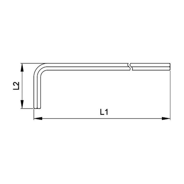 Дълъг шестограм Ceta-Form 11964 - T10, 224 mm