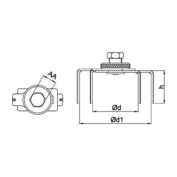 Ключ за резервоар Ceta-Form 22765 - 80-122 mm