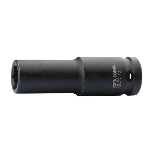 Удължена ударна вложка 6-стенна Ceta-Form 31308 - 19 mm, 1/2 inch