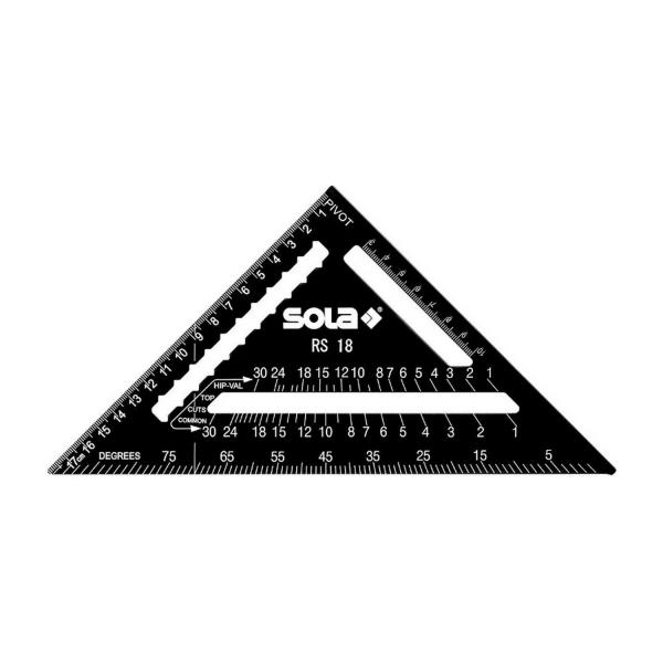 Измервателен триъгълник Sola RS 18, 56160101 - 185x185x262 mm