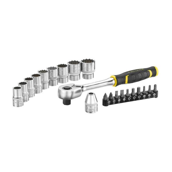 Комплект гедоре Stanley FatMax FMMT82679-0 - 22 бр, 5.5-14 mm, 1/4 inch